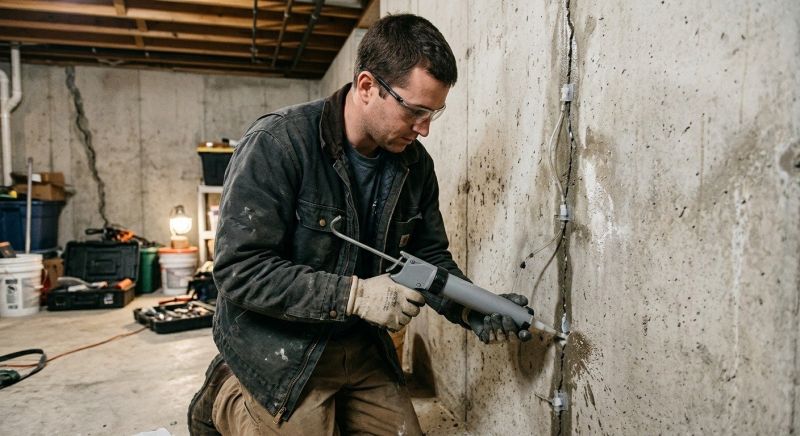 Basement Crack Repair in Claremore, OK