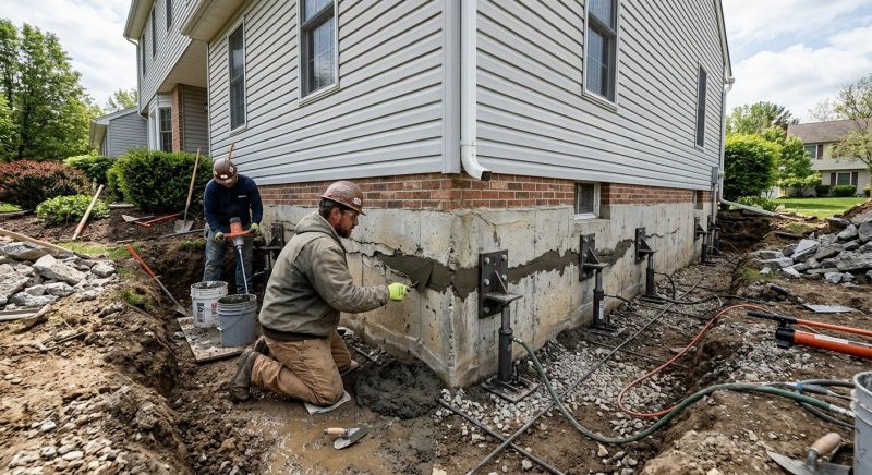 Basement Foundation Repair in Collinsville, OK