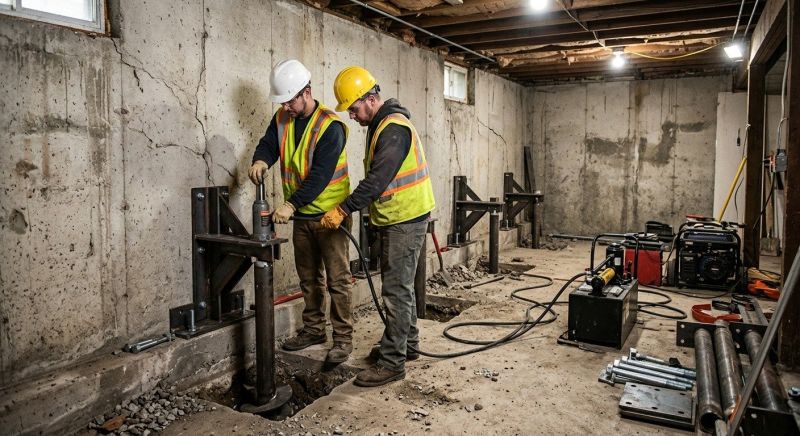 Basement Stabilization in Claremore, OK