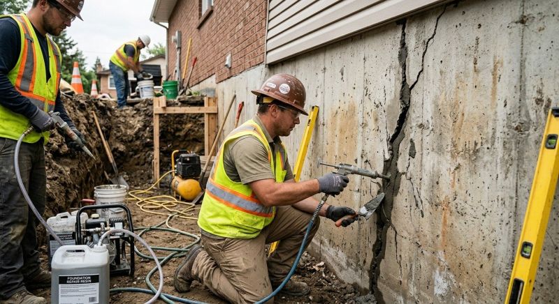 Cracked Foundation Repair in Catoosa, OK