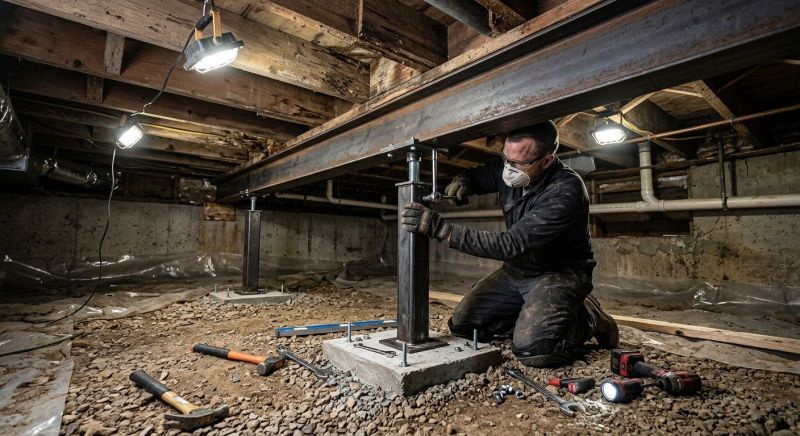 Crawlspace Structural Repair in Claremore, OK