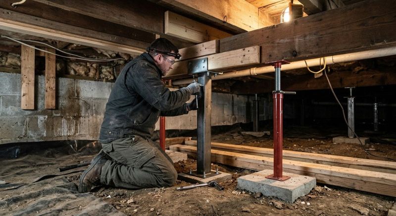Crawlspace Structural Repair in Claremore, OK