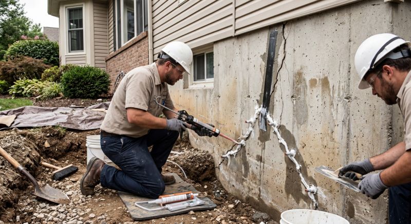 Foundation Cracks Repair in Claremore, OK