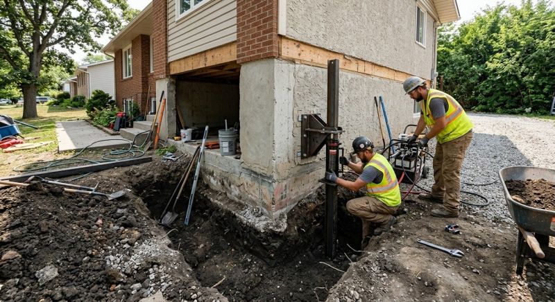 Foundation Pier Repair in Claremore, OK