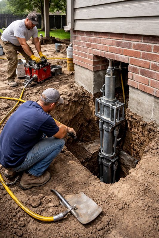 Foundation Pier Repair in Claremore, OK