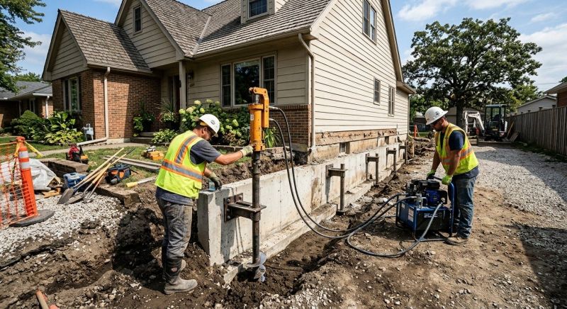 Foundation Stabilizing in Broken Arrow, OK