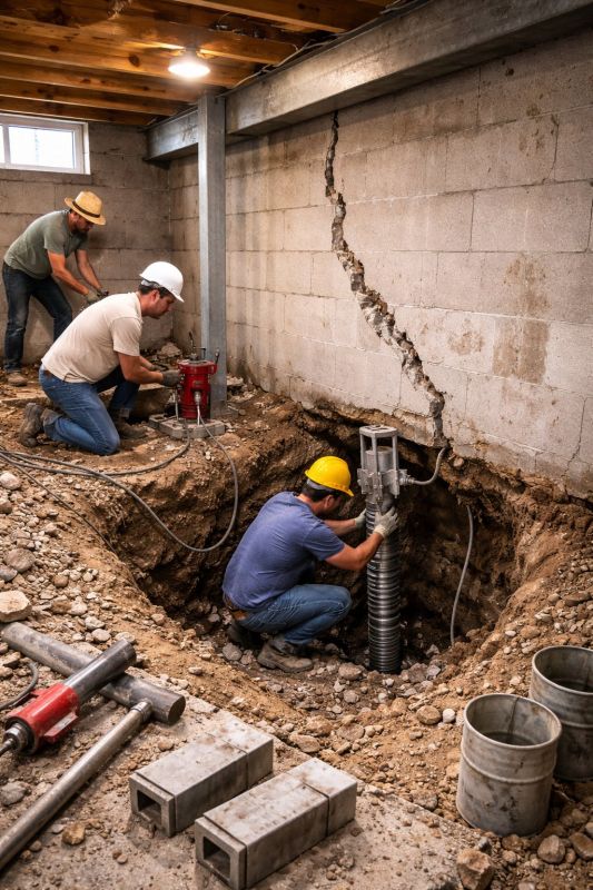 Foundation Structural Repair in Catoosa, OK