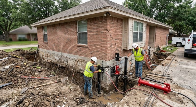 Home Foundation Repair in Broken Arrow, OK