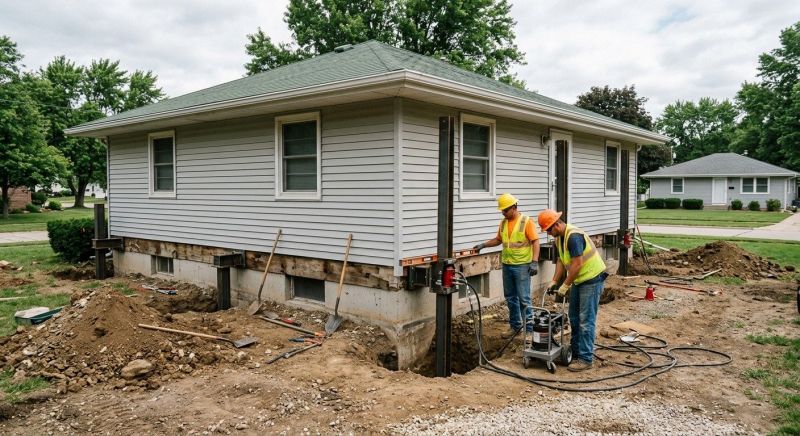 House Foundation Leveling in Claremore, OK