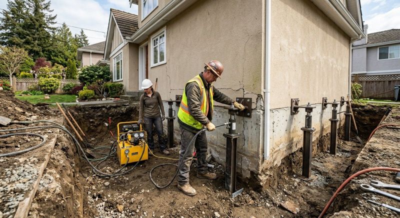 Sinking Foundation Repair in Claremore, OK