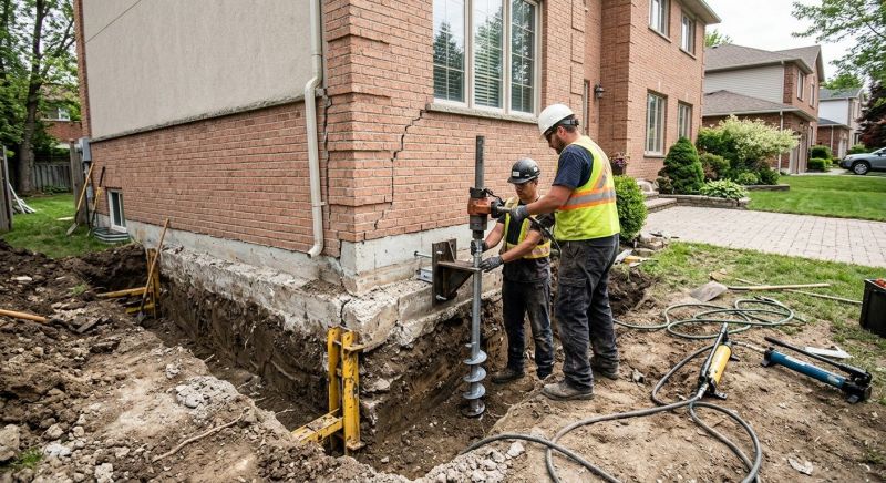 Sinking Foundation Repair in Skiatook, OK