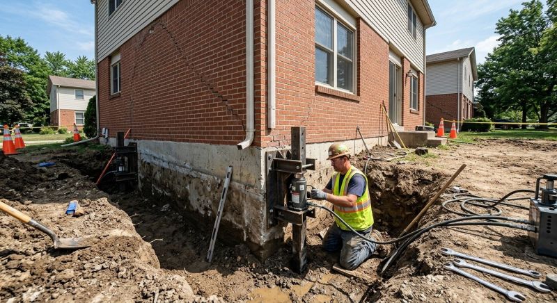 Sinking Foundation Repair in Owasso, OK